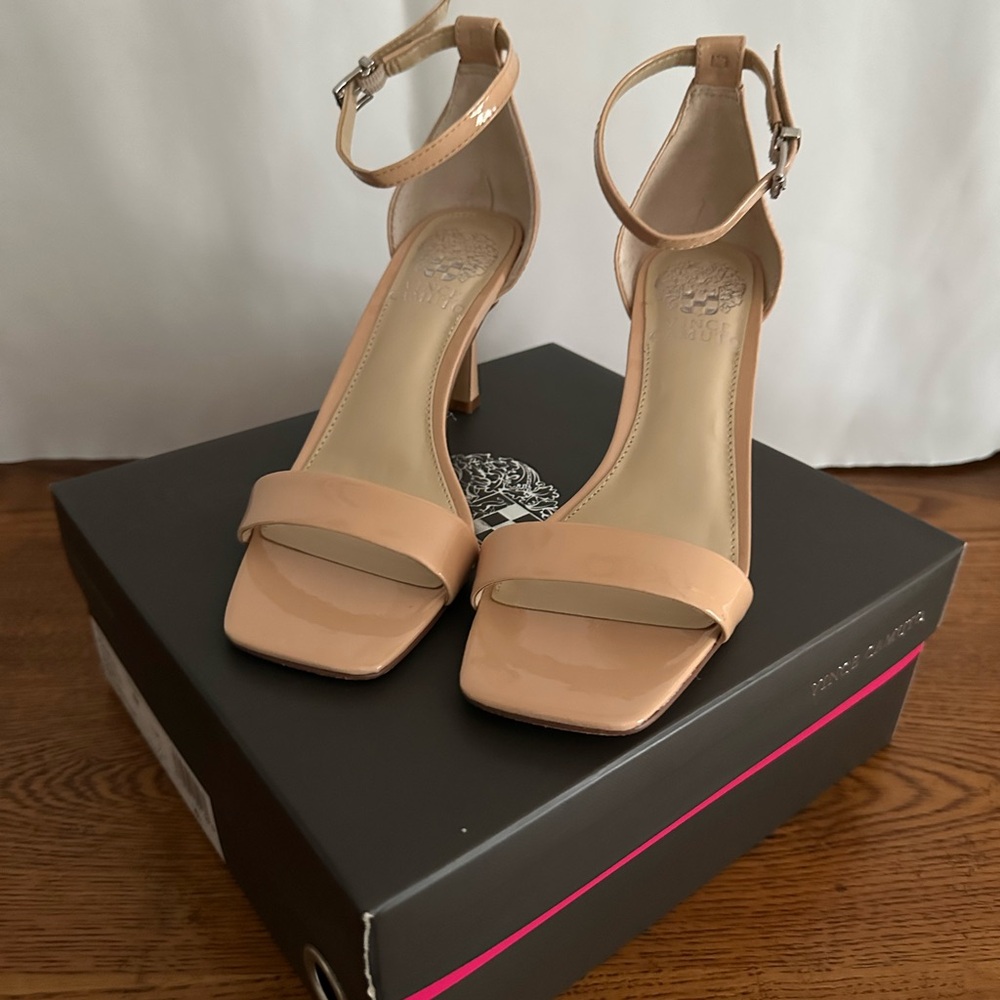 Vince Camuto Blush Ankle Strap Heels